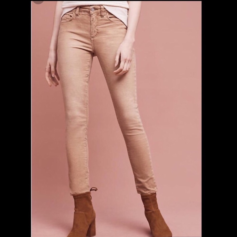 Pilcro script skinny cords EUC